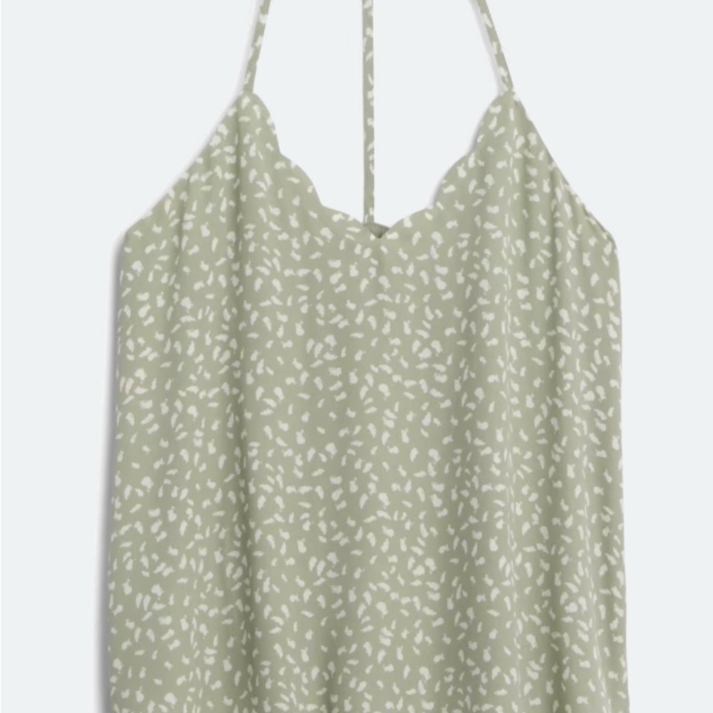 Nine Britton Jackie Scalloped Detail Blouse- Racer Back
